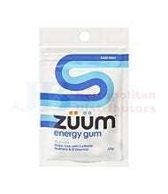 ZUUM ENERGY GUM COOL MINT CAFFINE GUARANA & B VITAMINS