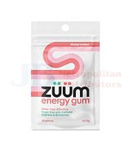 ZUUM ENERGY GUM WATERMELON CAFFINE GUARANA & B VITAMINS