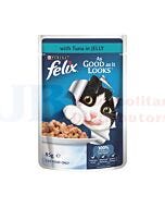 85G FELIX AS GOOD AS IT LOOKS TUNA IN JELLY