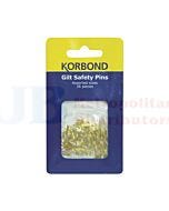 KORBOND GILT SAFETY PINS