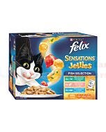 85G 12PK FELIX SENSATIONS JELLIES FISH SELECTION