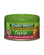 95G JOHN WEST TUNA TEMPTERS SAVOURY TOMATO & ONION