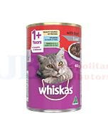 400G WHISKAS BEEF LOAF