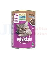 400G WHISKAS JELLYMEAT LOAF