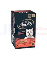 100G 6 PACK MY DOG CLASSIC LOAF WITH GOURMET BEEF