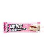 60G MUSCLE NATION CUSTARD PROTEIN BAR WHITE CHOC RASPBERRY